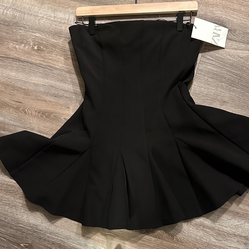 Zara Black A-Line Dress